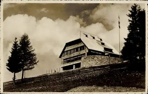 Ak Todtnauberg Ratschert Todtnau im Schwarzwald, Jugendherberge Michael Fleiner-Haus