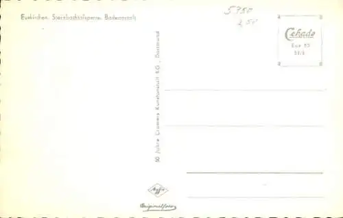 Ak Euskirchen Nordrhein Westfalen, Steinbachtalsperre, Badeanstalt