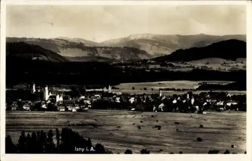 Ak Isny im Allgäu, Panorama