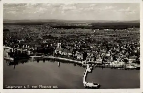 Ak Langenargen am Bodensee, Fliegeraufnahme