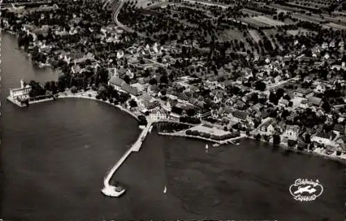 Ak Langenargen am Bodensee, Panorama