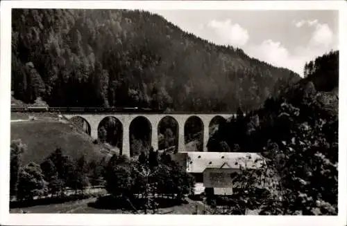 Ak Falkensteig im Höllental Buchenbach im Schwarzwald, Ravenna-Viadukt