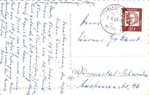 Ak Schalkenmehren in der Eifel, Maar