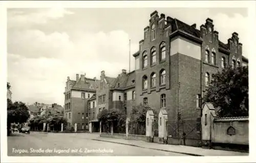 Ak Torgau an der Elbe, Straße der Jugend, 4. Zentralschule