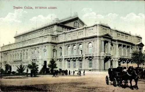 Ak Buenos Aires Argentinien, Teatro Colon