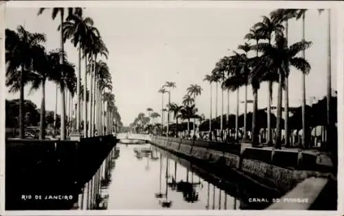 Ak Rio de Janeiro Brasilien, Canal do Mangue