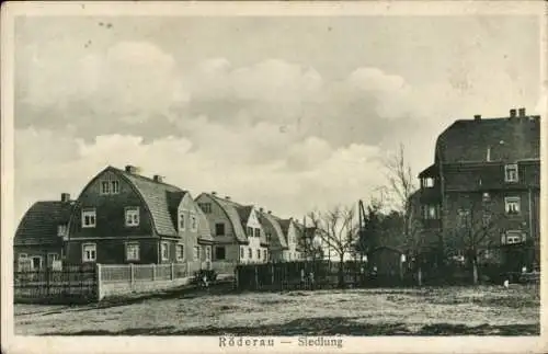 Ak Röderau Zeithain in Sachsen, Siedlung