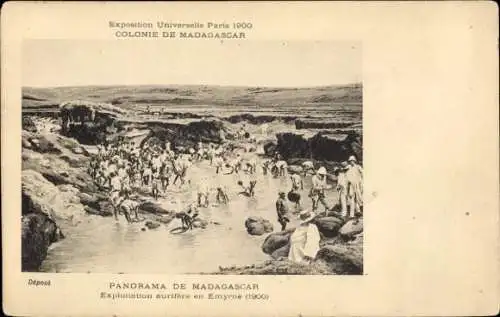 Ak Madagaskar, Weltausstellung Paris 1900