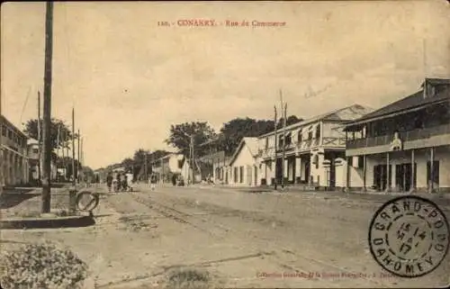 Ak Conakry Konakry Guinea, Rue du Commerce