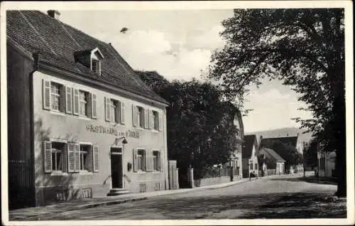 Ak Buggingen im Markgräflerland Baden, Gasthaus zur Linde