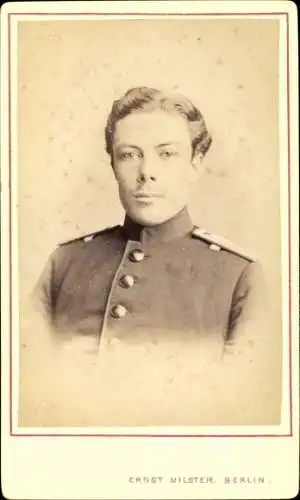 CDV 1874, von Knoblauch, Second Lieutenant 3. Hessisches Infanterie Regiment 83