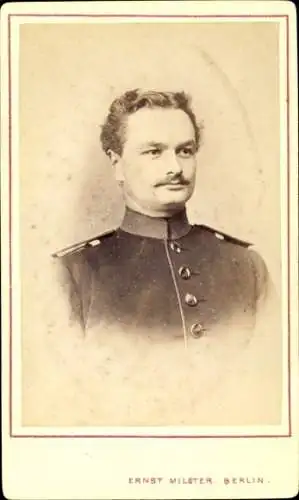 CDV 1874, Zahn, Second Lieutenant 3. Badisches Infanterie Regiment 111