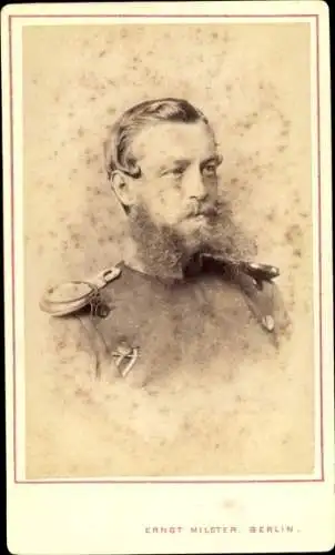 CDV 1874, Elster, Second Lieutenant Pommersches Train Bataillon 2