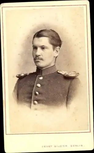 CDV 1874, Sachse, Premier Second Lieutenant Königlich Sächsisches 4. Infanterie Regiment 103