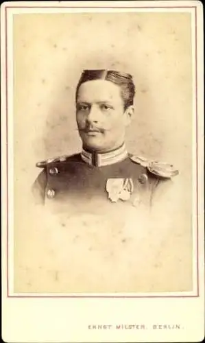 CDV 1874, von Raben, Second Lieutenant 4. Württembergisches Infanterie Regiment 122