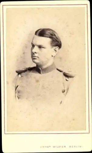 CDV 1874, Schmaltz, Second Lieutenant Königlich Sächsisches 1. Ulanen Regiment 17