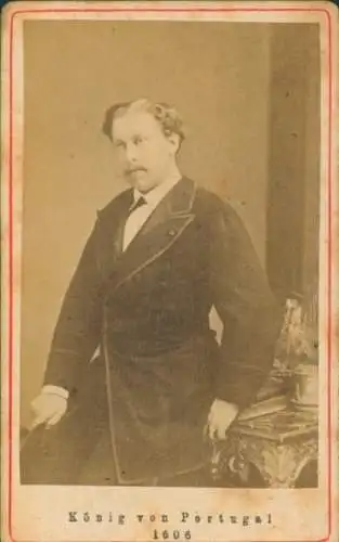 CdV Ludwig I, König von Portugal, Portrait