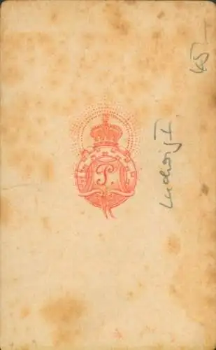 CdV Ludwig I, König von Portugal, Portrait