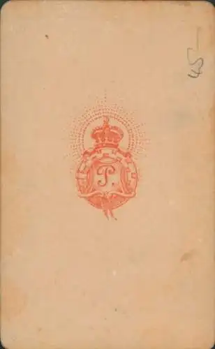 CdV Christian IX, König von Dänemark, Portrait in Uniform