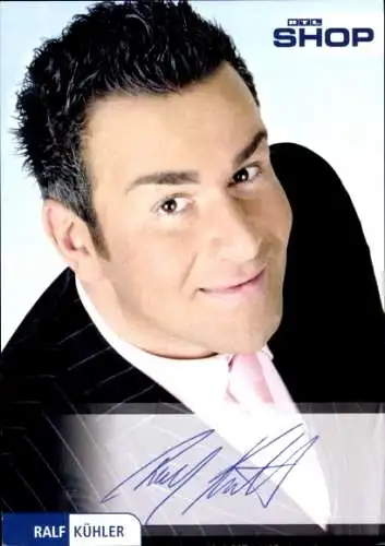 Ak Schauspieler Ralf Kühler, Portrait, Autogramm