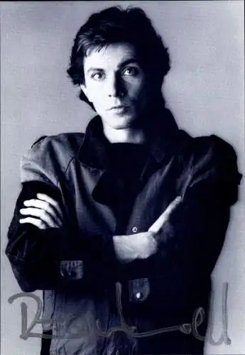 Ak Schauspieler und Sänger Rüdiger Wolff, Portrait, Autogramm