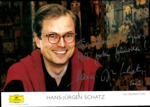 Ak Schauspielr Hans-Jürgen Schatz, Portrait, Autogramm