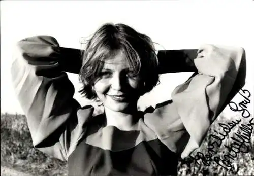 Ak Schauspielerin Brita Müller, Portrait, Autogramm