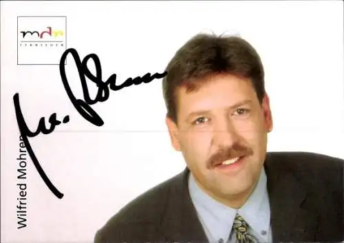 Ak Schauspieler Wilfried Mohren, Portrait, Autogramm, Sport im Osten