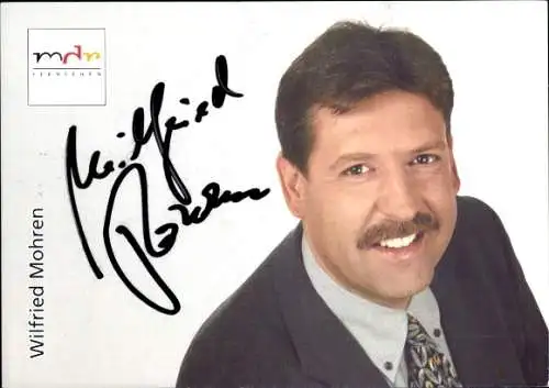 Ak Schauspieler Wilfried Mohren, Portrait, Autogramm, Sport im Osten