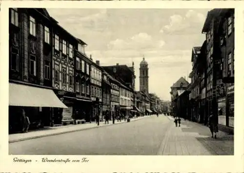 Ak Göttingen in Niedersachsen, Weenderstraße