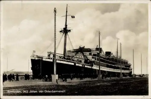 Ak Ijmuiden Velsen Nordholland Niederlande, MS Johan van Oldenbarnevelt