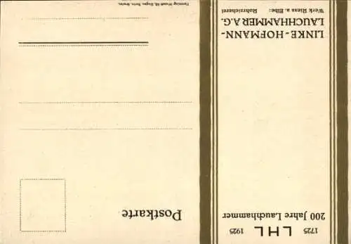 Ak Linke Hofmann Lauchhammer AG, Rohrzieherei, 200 Jahrfeier Lauchhammer