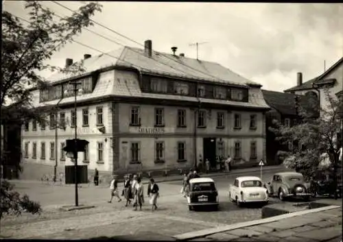 Ak Gehren Ilmenau in Thüringen, Rathaus