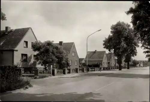 Ak Hagenow in Mecklenburg Vorpommern, Wittenbruger Straße, Wohnhäuser