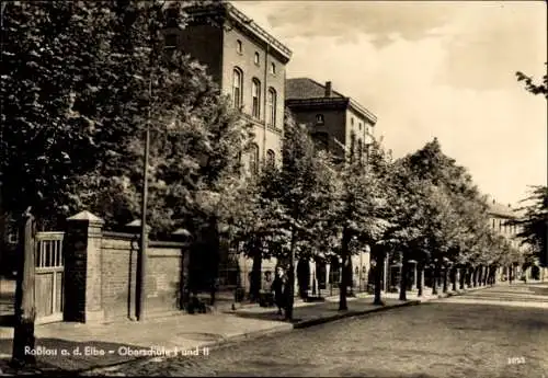 Ak Roßlau an der Elbe Anhalt, Oberschule I und II