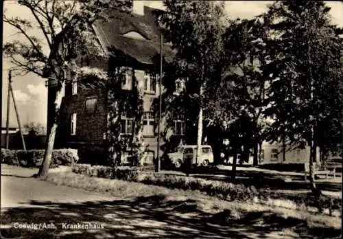 Ak Coswig in Anhalt, Krankenhaus