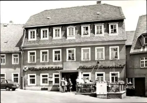 Ak Bärenstein im Erzgebirge, Konsumgaststätte Stadt Bärenstein