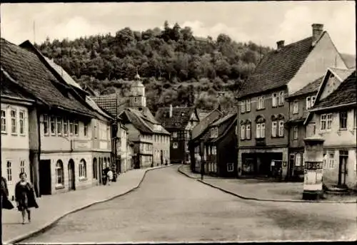 Ak Wasungen im Thüringer Wald, Blick zur Burg Marienluft