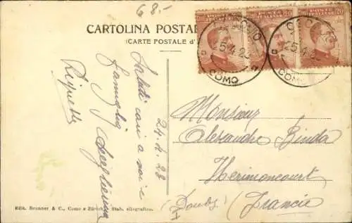 Ak Italien, Salondampfer, Dampfer