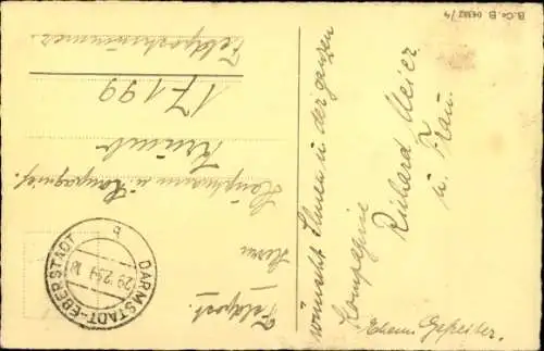 Ak Glückwunsch Neujahr, Restaurants-Schild, Häuser