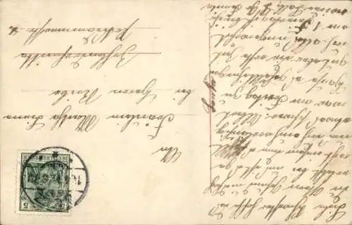 Ak Mädchen mit einem Blumenstrauß, Rosen