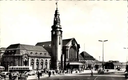 Ak Luxemburg Luxembourg, Bahnhof