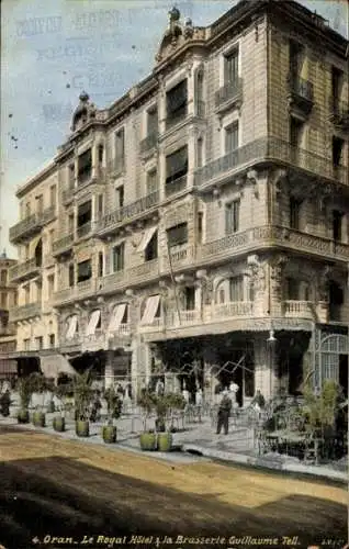 Ak Oran Algerien, Royal Hotel, Brasserie Guillaume Tell