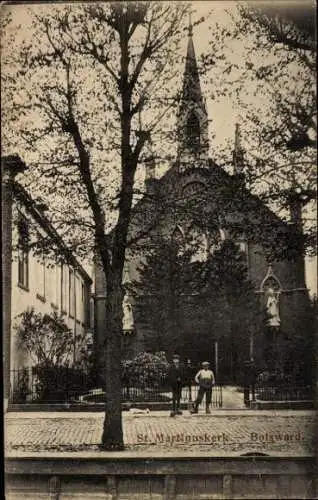 Ak Bolsward Friesland Niederlande, St. Martinuskerk