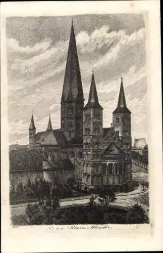 Ak Bonn am Rhein, Münster