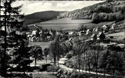 Ak Brunskappel Olsberg im Sauerland, Totale