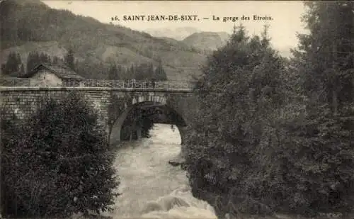 Ak Saint Jean de Sixt Haute Savoie, Le gorge des Etroits