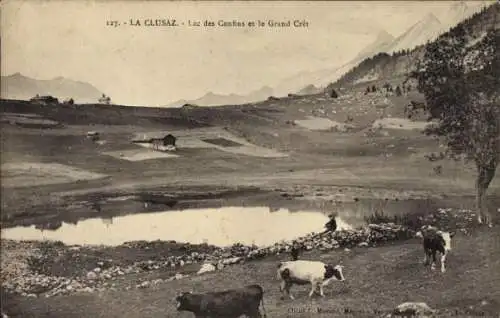 Ak La Clusaz Haute Savoie, Lac des Confins, Grand Cret