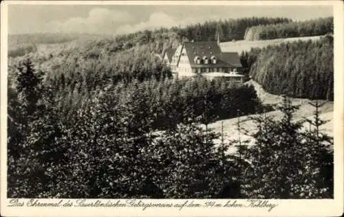 Ak Altena in Westfalen, Ehrenmal Sauerländischer Gebirgsverein, Kohlberg