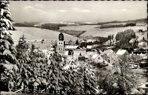 Ak Meinerzhagen im Sauerland, Gesamtansicht, Winter